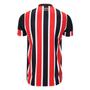 Imagem de Camiseta New Balance Away SPFC 2024 Torcedor Vermelho Branco e Preto - Masculina