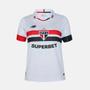 Imagem de Camiseta New Balance Home SPFC Torcedor Feminina - Branco Vermelho e Preto