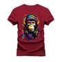 Imagem de Camiseta Nft Monkey Plus Size Forma Grande Confortável Estampa Digital