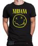 Imagem de Camiseta Nirvana Logo Camisa Banda Rock Clássicos Anos 90