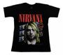 Imagem de Camiseta Nirvana Preta Banda de rock grunge kurt cobain EPI006 BM