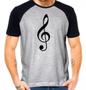 Imagem de Camiseta nota musical musico violão camisa