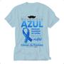 Imagem de Camiseta novembro azul blusa mês combate ao cancer prostata