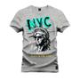 Imagem de Camiseta Nyc Liberts Run Plus Size Grande T-Shirt Estampada Varias Cores