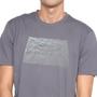 Imagem de Camiseta Oakley Block Graphic Masculina Cinza Escuro