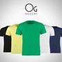 Imagem de Camiseta Ogochi Básica Masculina Lisa Original Slim Cores 100% Algodao Premium - 324