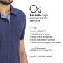 Imagem de Camiseta Ogochi Polo Básica Azul Masculina GG