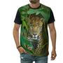 Imagem de Camiseta Onça-pintada Animal Feroz Felino Camisa Natureza