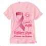 Imagem de Camiseta outubro rosa blusa prevenção amor auto cuidado