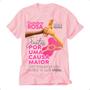 Imagem de Camiseta outubro rosa blusa prevenção amor auto cuidado