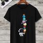 Imagem de Camiseta Oversized Astronauta Sorvete Desenho Estampa Bt067