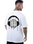 Imagem de Camiseta Oversized Cerebro Fone T-Shirt Premium Masculina Feminina 100% Algodão Reforçada Moda Street