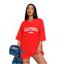 Imagem de Camiseta Oversized Feminina Streetwear California