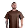 Imagem de Camiseta oversized hing lisa marrom