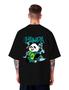 Imagem de Camiseta Oversized Masculina Geek Nerd Panda Bamboo