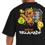Imagem de Camiseta Oversized para Academia com Modelagem Streetwear e Gola Redonda Dinheiro