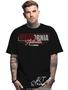 Imagem de Camiseta Oversized Personalizada Estampa California Masculina Algodão Estampada Gola Careca Ref 03