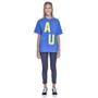 Imagem de Camiseta Oversized Teen Amofany Wake Up - AZUL - M