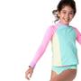 Imagem de Camiseta Para Nadar Color Block Teen Menina Moda Praia Puket 110500583