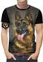 Imagem de Camiseta Pastor Alemão Masculina Cachorro Cão Animal Blusa