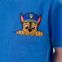 Imagem de Camiseta Paw Patrol Boys azul com bolso Chase Peek-a-Boo 2T