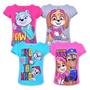 Imagem de Camiseta Paw Patrol - Skye e Everest - Pacote com 4 Camisetas para Meninas