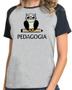 Imagem de Camiseta pedagogia coruja love profissão curso faculdade