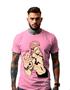Imagem de Camiseta Personalizada Estampada Masculina Algodão Estampada Gola Careca Ref 16