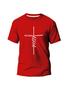 Imagem de Camiseta Personalizada Jesus Cristo Masculina 100% Algodão Caimento Perfeito Edição Limitada