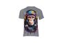 Imagem de Camiseta Personalizada Monkey Com Fone Tecido Premium 30.1