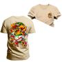 Imagem de Camiseta Plus Size Algodão Premium T-Shirt Animal Frente Costas