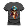 Imagem de Camiseta Plus Size Algodão Premium T-Shirt Pirata Fantasma