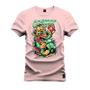 Imagem de Camiseta Plus Size Algodão T-Shirt Premium Estampada Goscoot