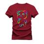 Imagem de Camiseta Plus Size Algodão T-Shirt Premium Estampada Style Urso