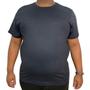 Imagem de Camiseta Plus Size Básica Extra Grande Masculina Em Algodão Premium