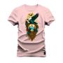 Imagem de Camiseta Plus Size Estampada Algodão Street Premium Estampada Águia Guardiã