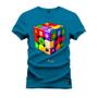 Imagem de Camiseta Plus Size Estampada Confortável Premium Macia Cubo da Magia