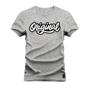 Imagem de Camiseta Plus Size Estampada Premium Algodão Original Script