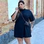 Imagem de Camiseta Plus Size Feminina T-Shirt Oversized De Algodão