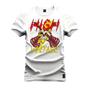 Imagem de Camiseta Plus Size Gola Redonda Estampa Dtf Premium Higth Voltege