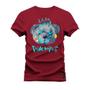 Imagem de Camiseta Plus Size Grande Gola Redonda Estampada Varias Cores Whit