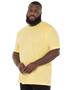 Imagem de Camiseta Plus Size Lisa Anistia Masculina Básica Algodão Amarelo Manteiga