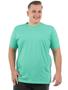 Imagem de Camiseta Plus Size Lisa Anistia Masculina Básica Algodão Menta