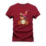 Imagem de Camiseta Plus Size Premium Estampada Urso Malignos