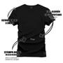 Imagem de Camiseta Plus Size T-Shirt Algodão Premium Estampada As Black