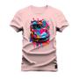 Imagem de Camiseta Plus Size T-Shirt Algodão Premium Estampada Carro Mega Colores