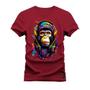 Imagem de Camiseta Plus Size T-Shirt Algodão Premium Estampada Nft Monkey