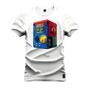 Imagem de Camiseta Plus Size Unissex 100% Algodão Estampada Premium Maquina Cubo