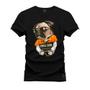 Imagem de Camiseta Plus Size Unissex Algodão 100% Algodão Cool Dog