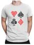 Imagem de Camiseta Poker,masculina,básica,100% algodão